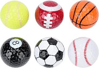 OKAT Billiard Pattern/Baseball Pattern/Golfball, Soccer Pattern/Golf Practice Ball, for Outdoor Training Indoor