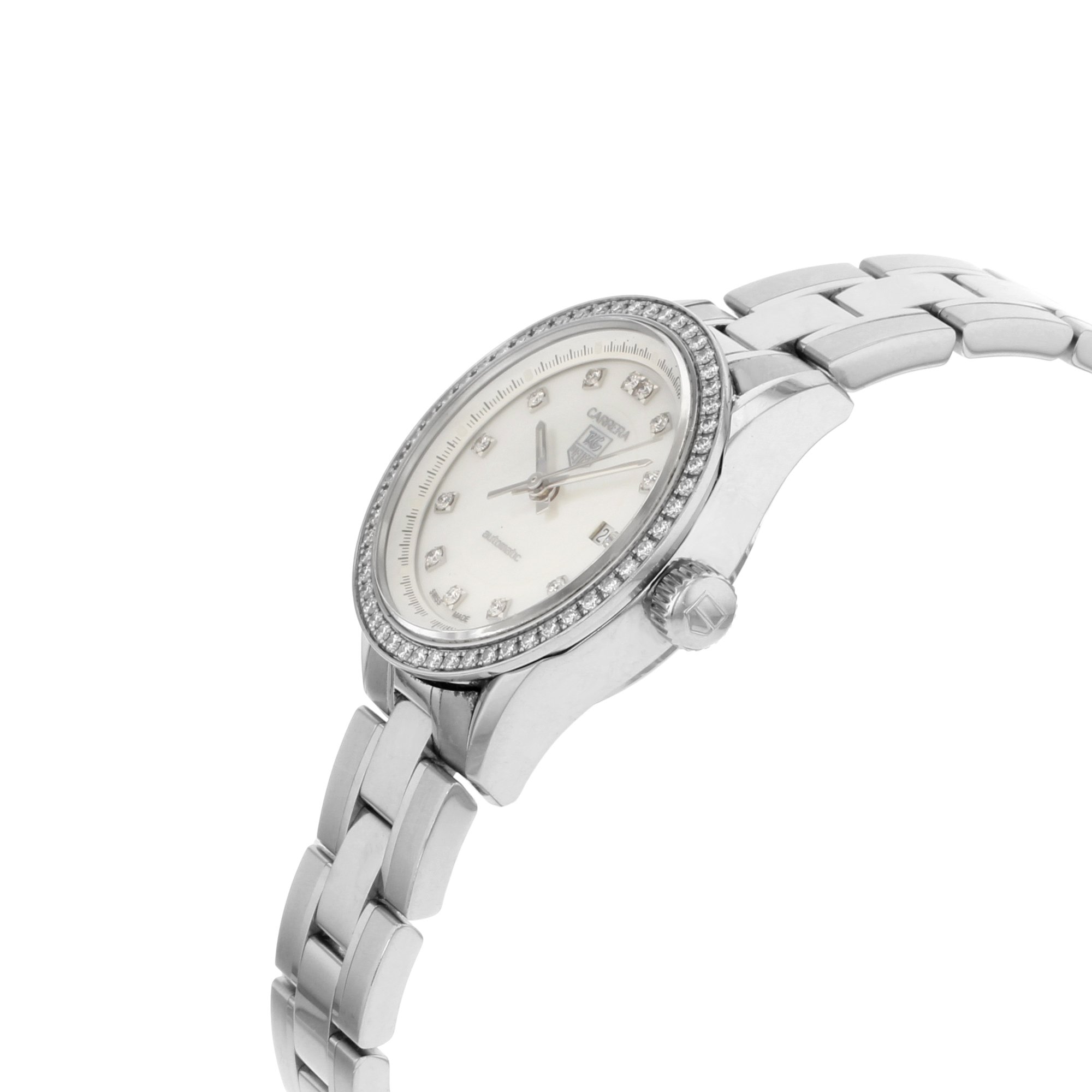 TAG Heuer Women's WV2413.BA0793 Carrera Diamond Accented Automatic Watch