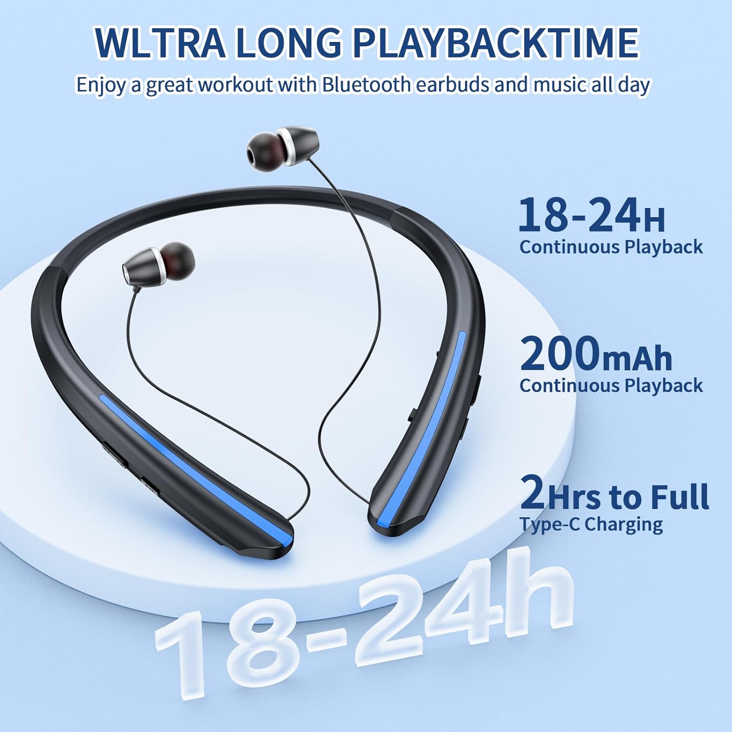 Headphones with battery life indicators
