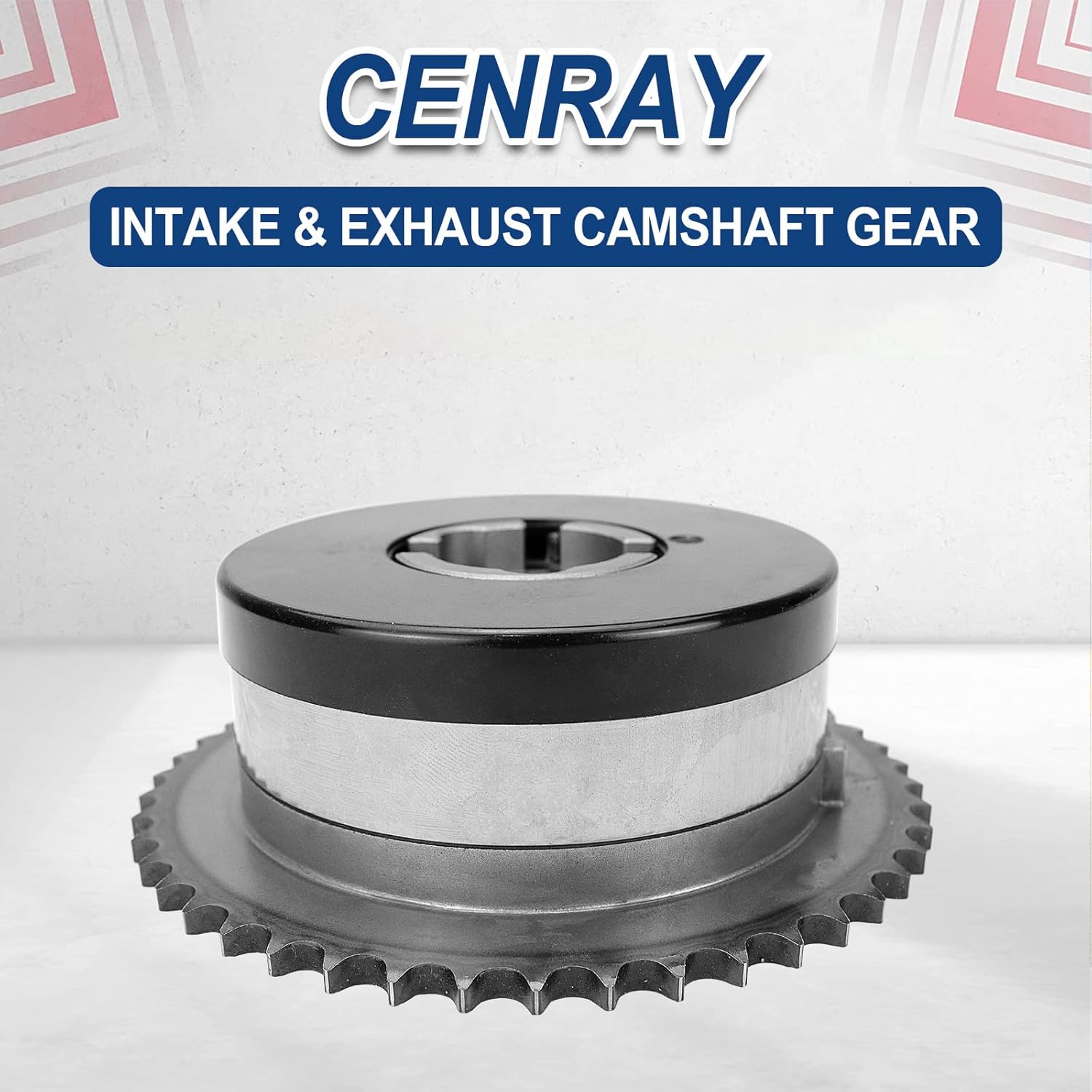 Engine Intake Exhaust Cam Phaser Camshaft VVT Sprocket Timing Gear Compatible with Buick Verano Chevy Equinox Malibu GMC Terrain Pontiac G5 2009-2017 2.0L 2.4L Replace 12578516 12578516 12621505