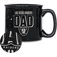 Rico Industries NFL Football Dad 12oz Laser Engraved Campfire Mug