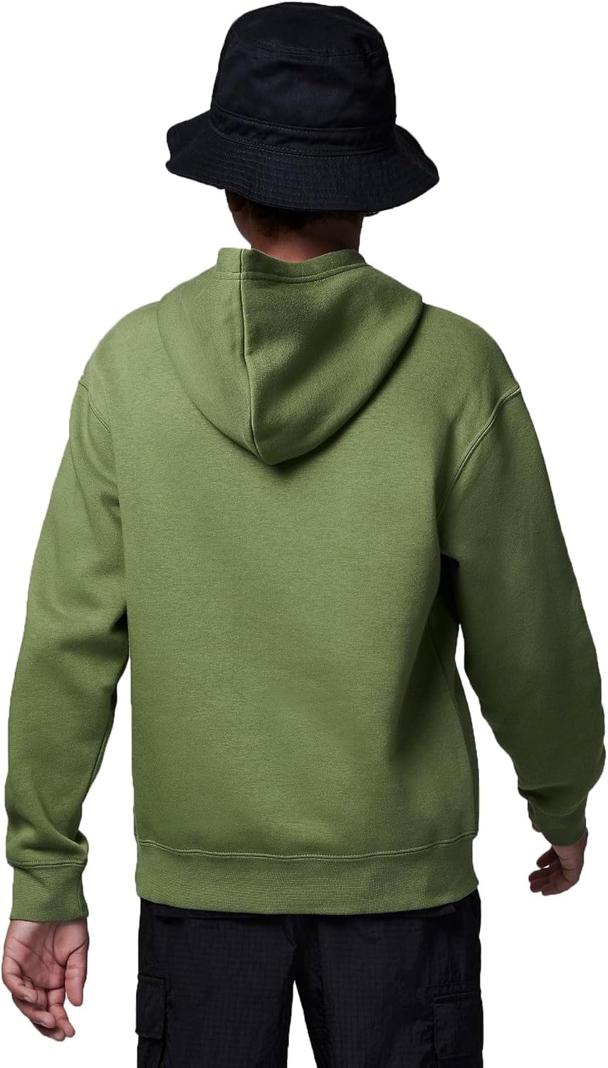 Nike Jordan MJ Baseline Pullover Big Kids Hoodie (US, Alpha, Large, Regular, Sky J Light Olive)