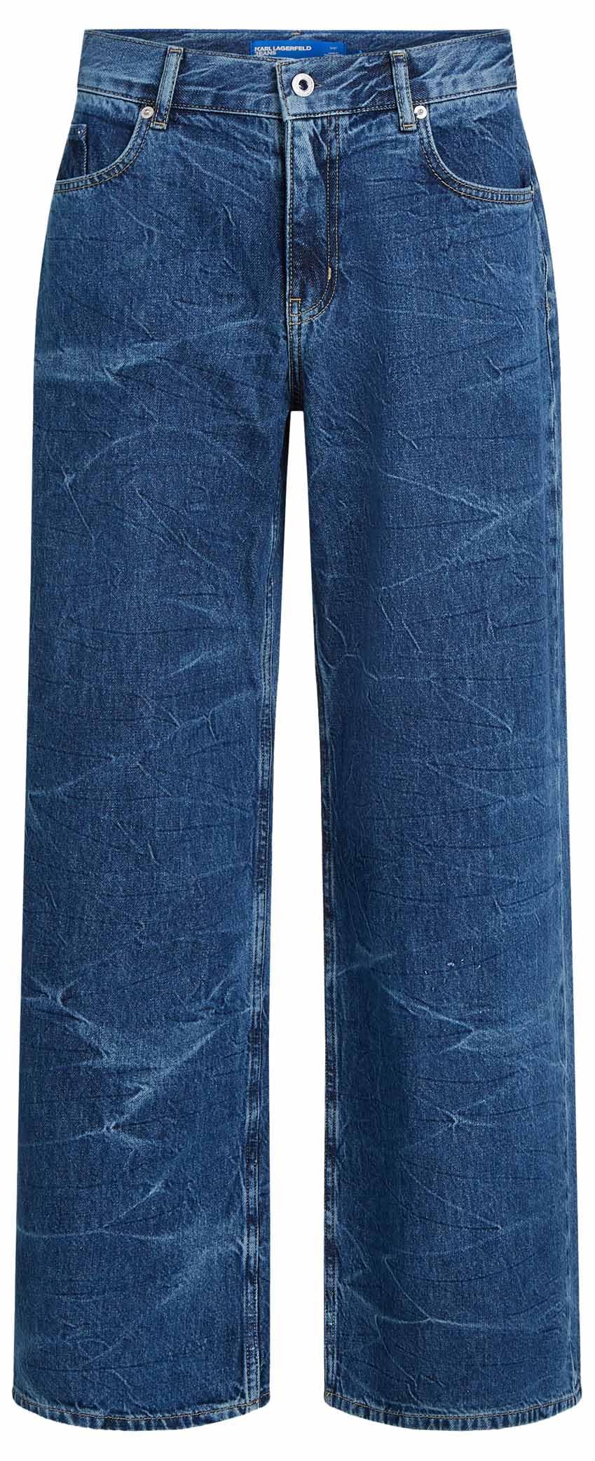 Karl Lagerfeld Jeans Donne Low Rise Wide Leg Denim