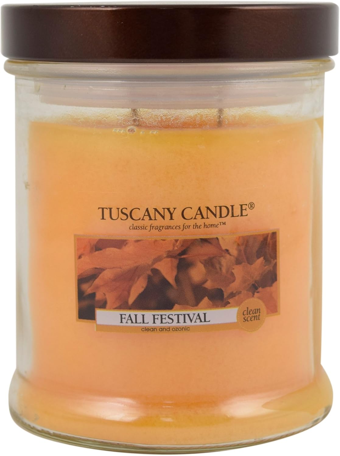 Langley Empire Candle Tuscany Cylinder Jar with Bronze Lid