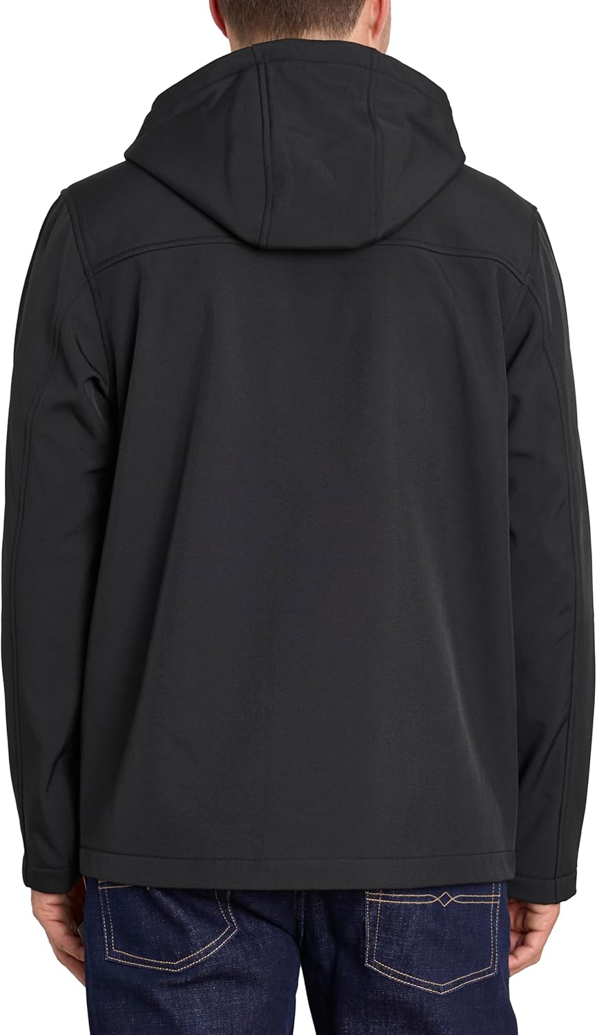 IZOD mens Hooded Softshell Jacket - Image 3