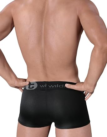 Wildmant Big Boy Mesh Pouch Boxer Brief Black