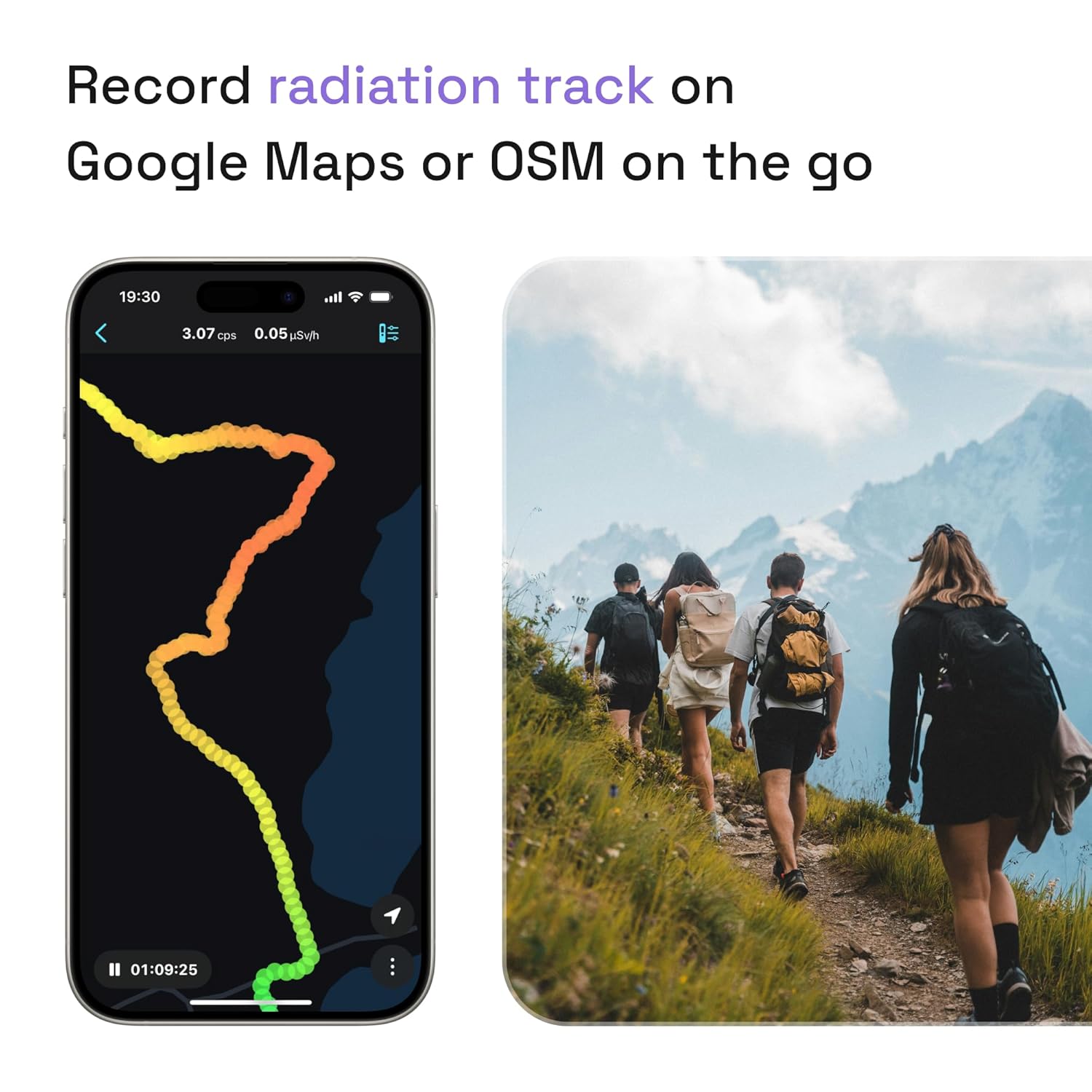 Smart Geiger Counter Radiacode-103 with Free Mobile App. Nuclear Radiation Detector