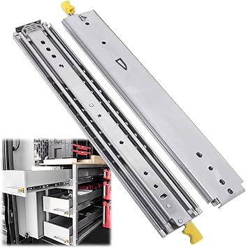 Hitefu 1 Paire De Glissières De Tiroir De 40,6 Cm à 2