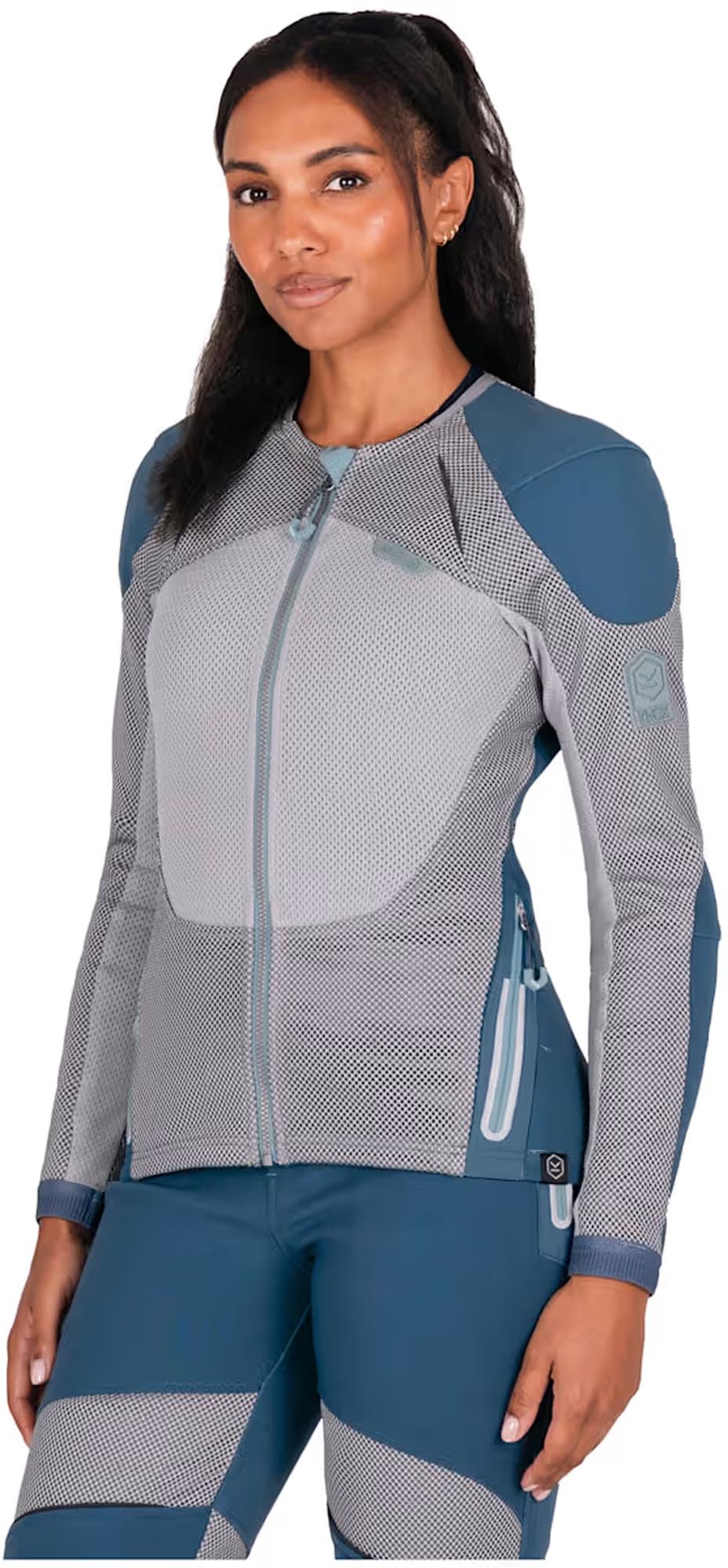 Knox Urbane Pro Move Damska kurtka motocyklowa tekstylna, cyraneczka, L
