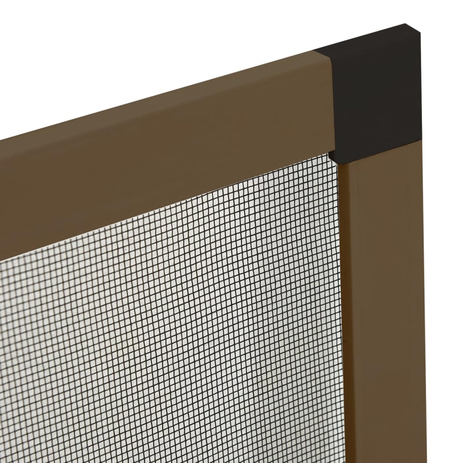 Gecheer Insektenschutzgitter, mit Aluminiumrahmen und Glasfasernetz 90x120 cm braun für Fenster geeignet für Haushalt und Wohnbereich153835