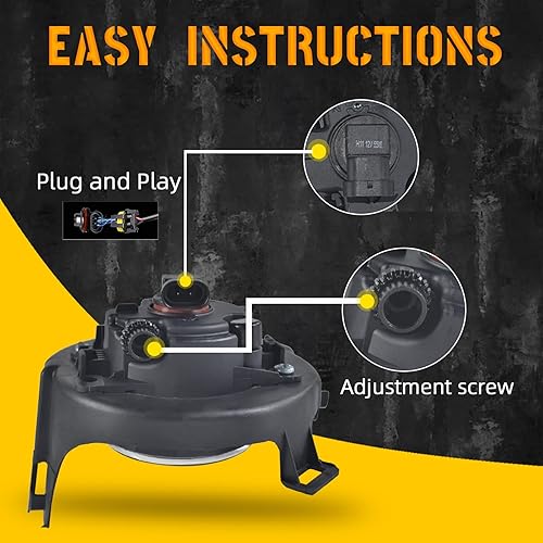 Miniatura 4 de Luces antiniebla para Nissan Frontier 2005-2009 (con parachoques pintado)Nissan Pathfinder 2005-2012 (con parachoques pintado), 1 par de faros