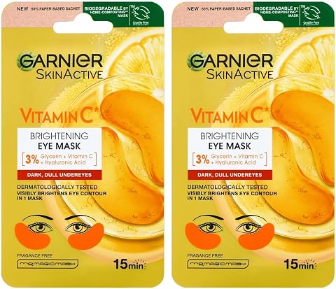 Garnier SKİNACCTIVE Vitamin C Göz Maskesi (2 paketi)