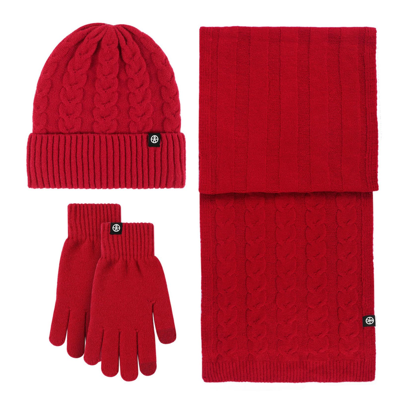 Gorro bufanda guantes de terciopelo para adultos que buscan evitar el frío extremo en invierno