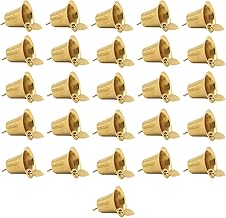 Golden Metal Bells Used for Hobby Crafts and Other Craft Works : Pack of 25: Size -2cm