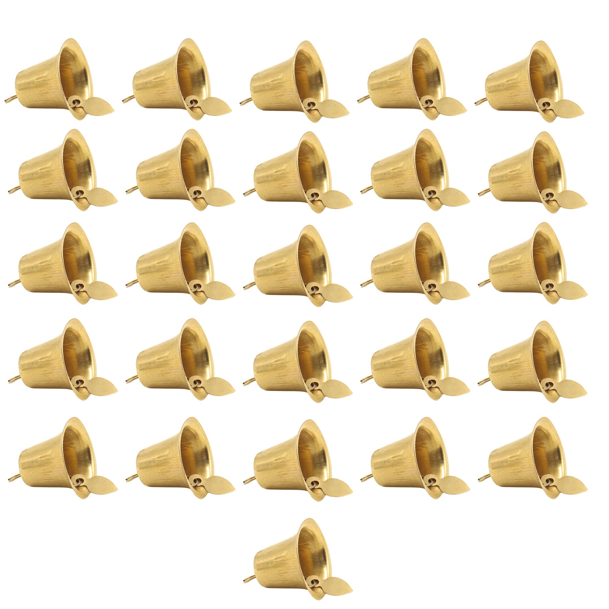 Decorama Golden Metal Bells Used for Hobby Crafts and Other Craft Works : Pack of 25: Size -2cm