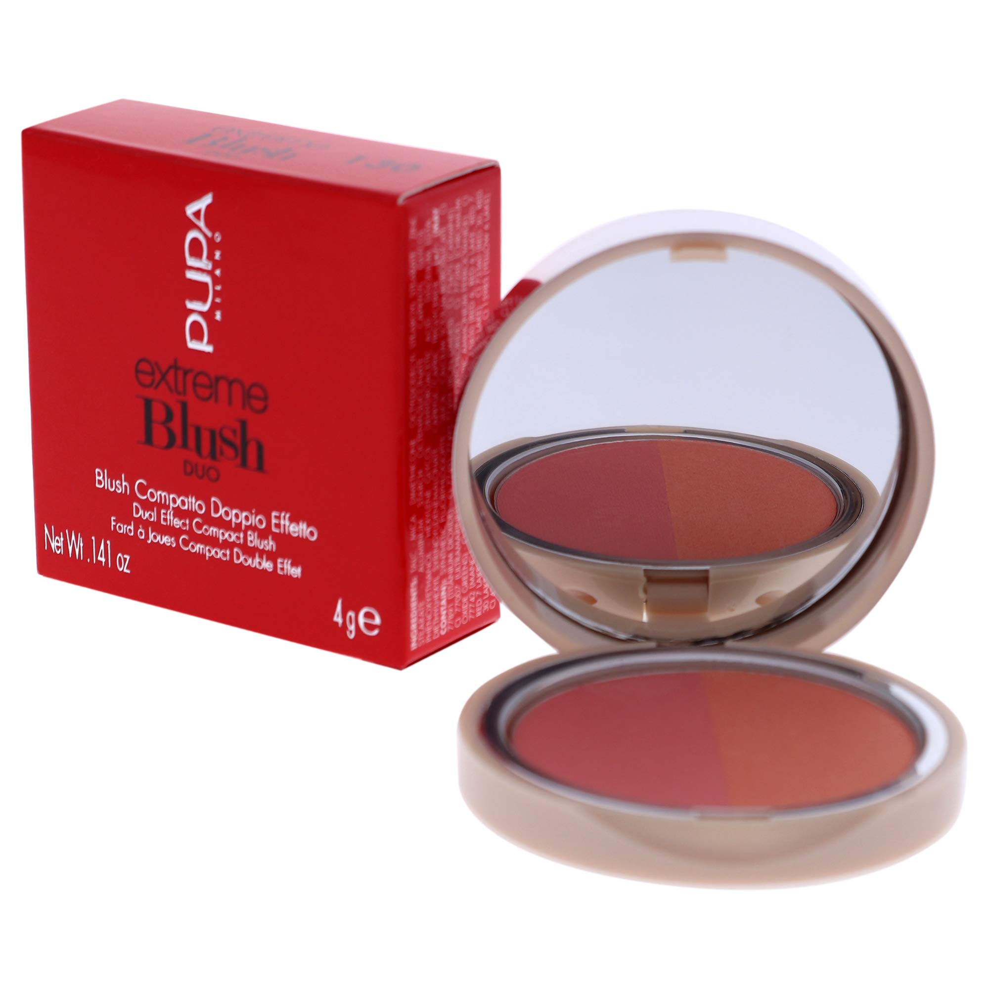 Pupa Milano Extreme Blush Duo 130 Matt Salmon Radiant Peach dla kobiet 0,141 oz 4,17 ml