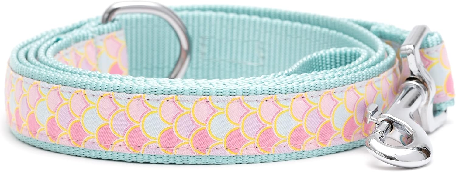 The Worthy Dog's Mermaid Dog Leash Pink Small