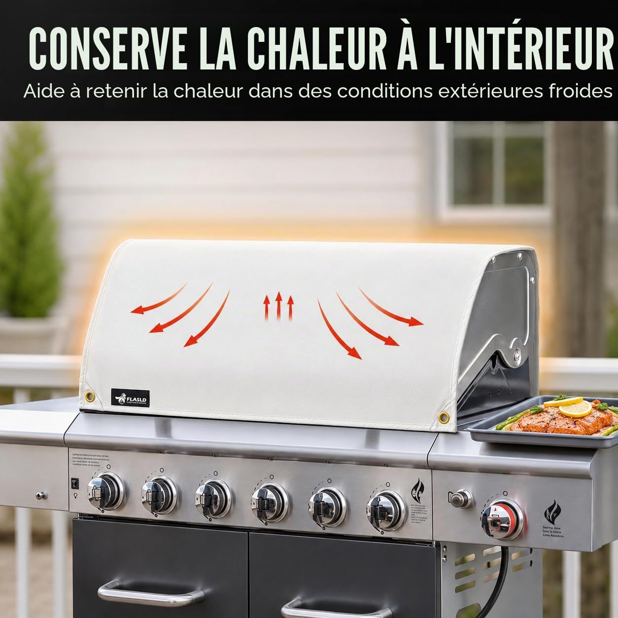 FLASLD Couverture de soudage Robuste en Fibre de Verre [850 g/m²] Couverture de soudage pour Usage Industriel et Domestique (152 x 152 cm)
