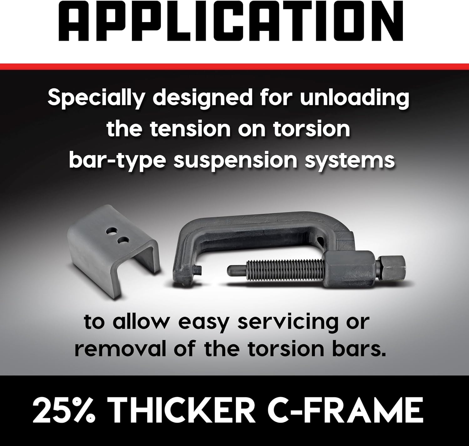 Powerbuilt Torsion Bar Tool for Truck Suspension, Heavy Duty Torsion Key Removal and Installation Tool, Fits GM, Chevy, Ford, Dodge, SUV and Pickup Front Suspensions - 647753