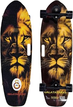 Galatasaray Lisansl  Silikon Tekerlekli 80cm L ks Mat Y zey G vde  ocuk Kaykay