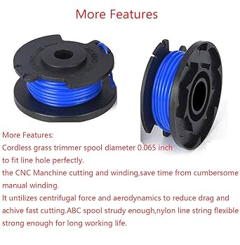 ‼️★RYOBI 釣り糸 1.5号 2号 3号 セット★‼️ Amazon.com : AC80RL3 String Trimmer Replacement Spool