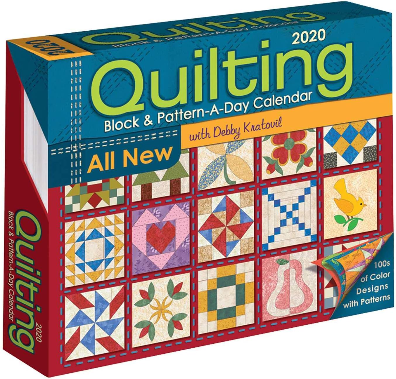 Quilting Block and Pattern-a-Day 2020 Calendar Calendar – Day to Day Calendar, August 13, 2019