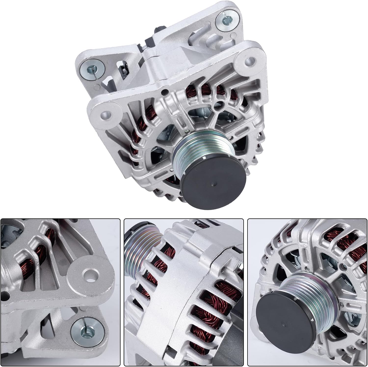 Alternator Assembly Replacement for Compact Sedan 1.8L 4-Cylinder 2013-2019 Replaces 11673 23100-3SH2B