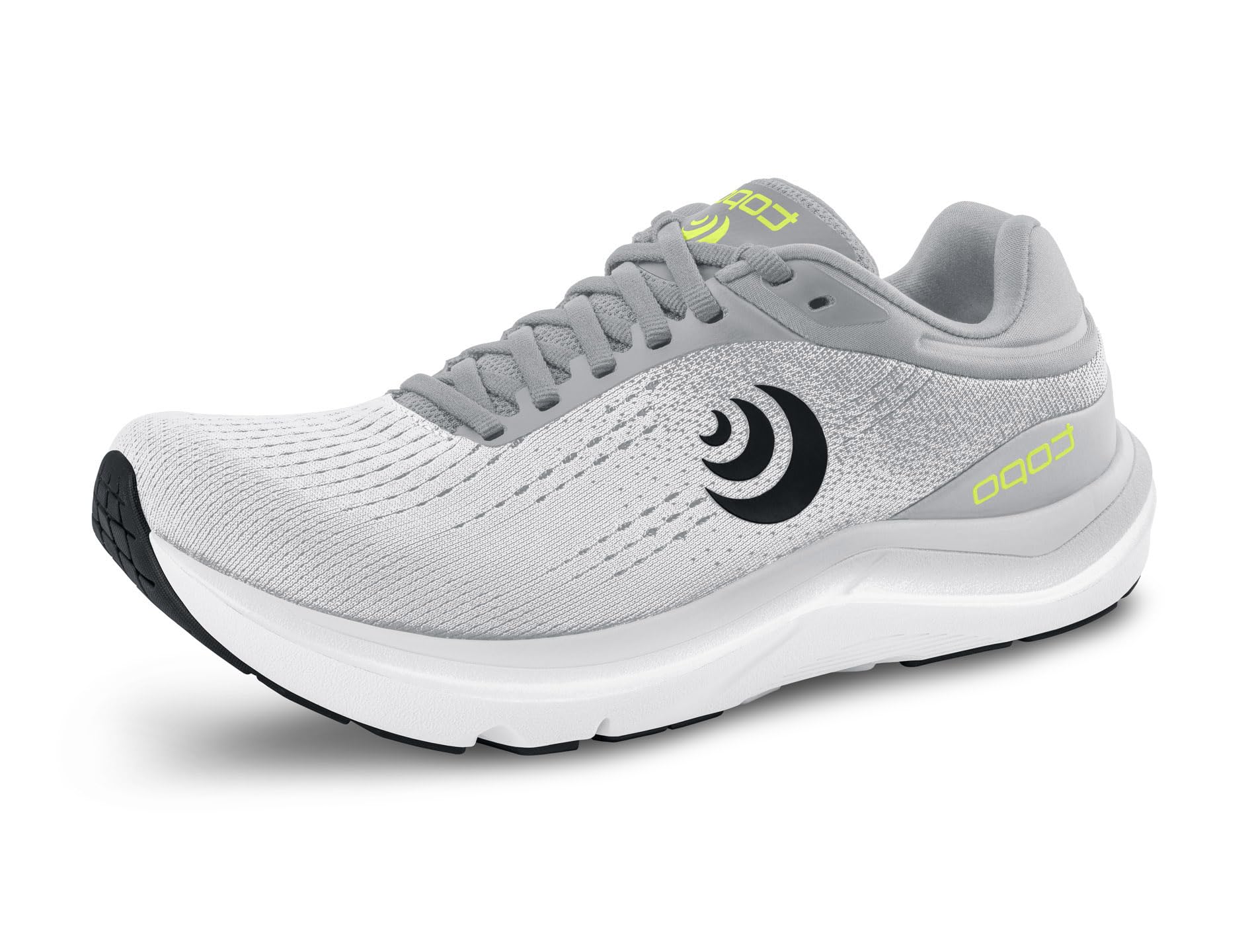 Topo Athletic Men's Magnifly 5 Running Shoes - Comfortable Lightweight Cushioned Durable 0MM Drop Laced Road Running Shoes, Athletic Shoes for Road Running, Grey/Black, Size 11