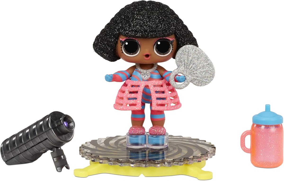 LOL Surprise Dance Dance Muñecas de baile con 8 sorpresas, incluida la pista de baile de muñecas que gira, la tarjeta Dance Move y los accesorios - Gran regalo para niñas de 4 a 7 años