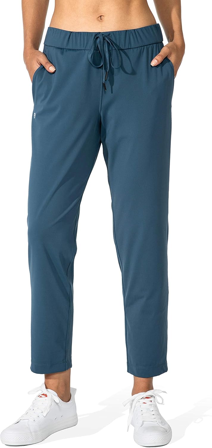 G Gradual Women's Pants with Deep Pockets 7/8 Stretch Ankle Sweatpants for Golf, Athletic, Lounge, Travel, Work - Image 3