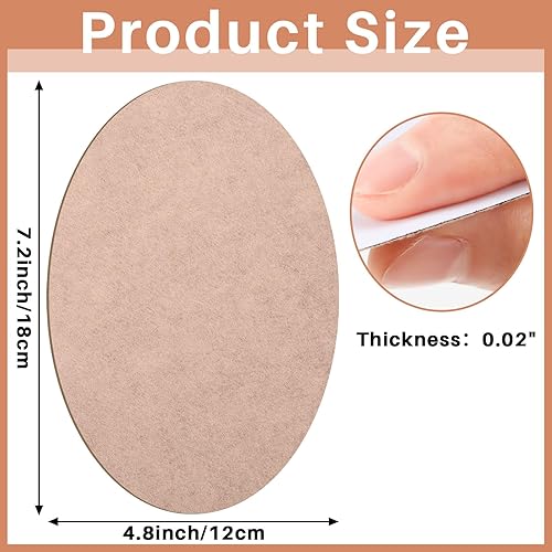 Miniatura 2 de Timgle 30 piezas de calcomanías para el interior del muslo, almohadillas de fricción transpirables para la piel, parches de bandas de muslos para el