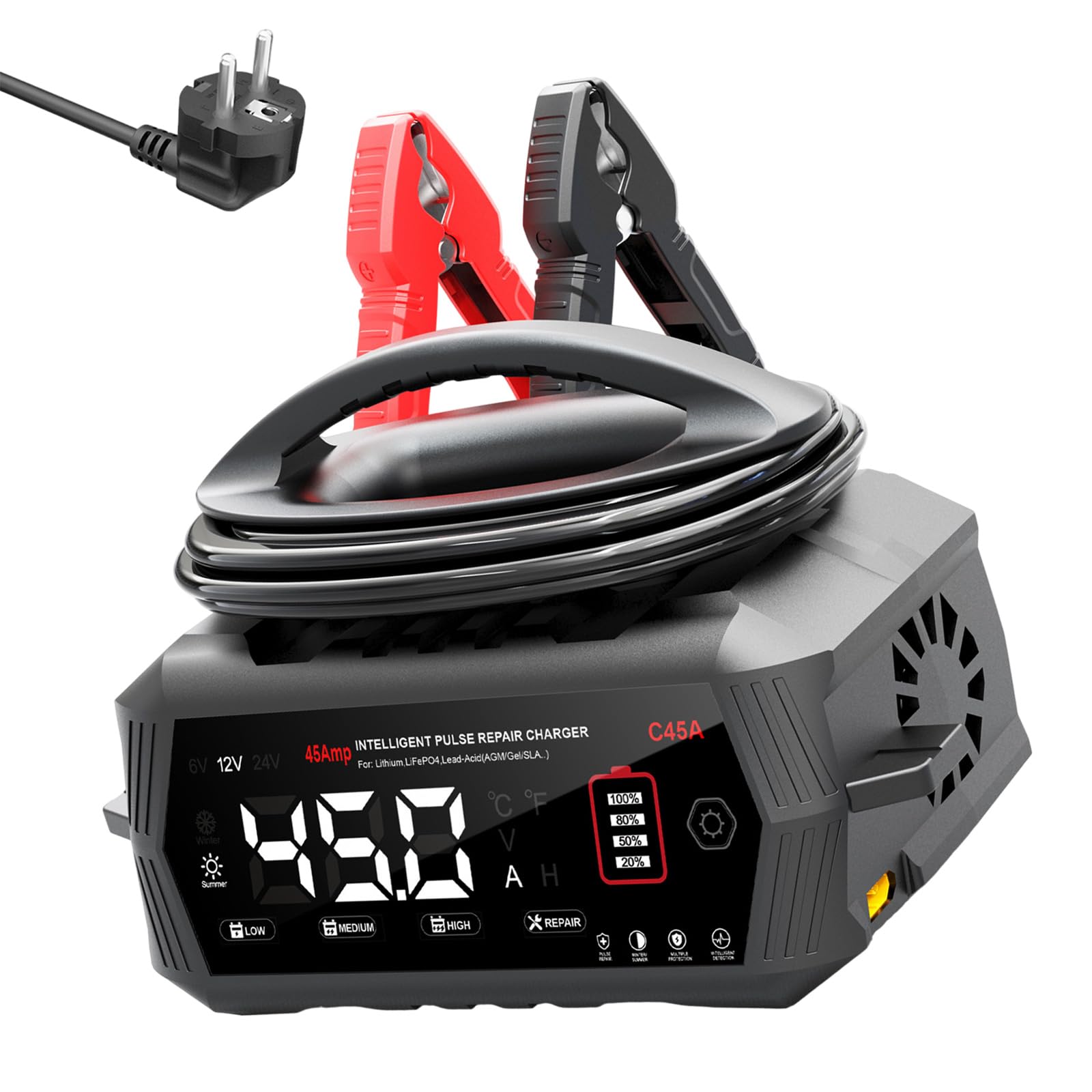 Dispositivo ricarica della batteria C45A con modalità