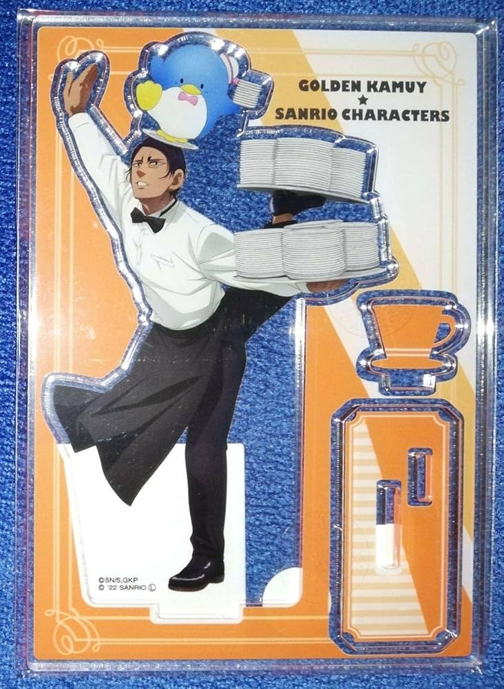 限定品　鯉登少尉　あにばーさるカフェ　アクリルスタンド　ゴールデンカムイ ゴールデンカムイ 金カム 鯉登音之進 あにばーさる アクリル
