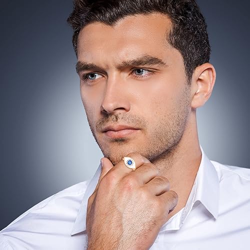 Miniatura 7 de Juego de 9 anillos giratorios para la ansiedad, anillos giratorios para la ansiedad, anillos giratorios apilables, anillos giratorios calmantes y