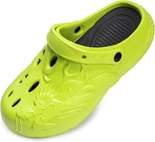 Mr Right Unisex Garden Clogs with Arch Support, Waterproof Slip-Resistant Work Mules - Lightweight Breathable for Beach
