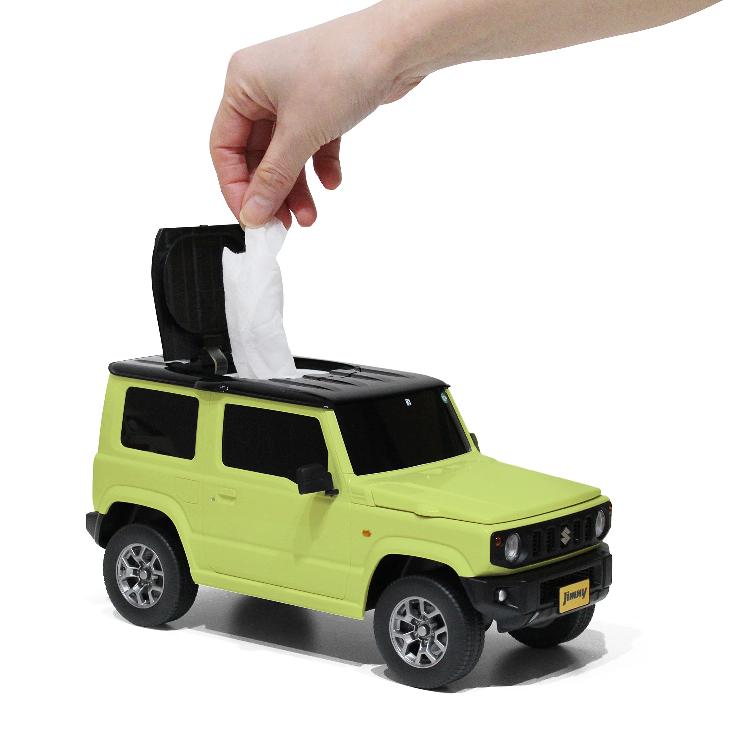 Wet Tissue Case Suzuki Jimny (Light Car) Kinetic Yellow Black 2 Tone Roof