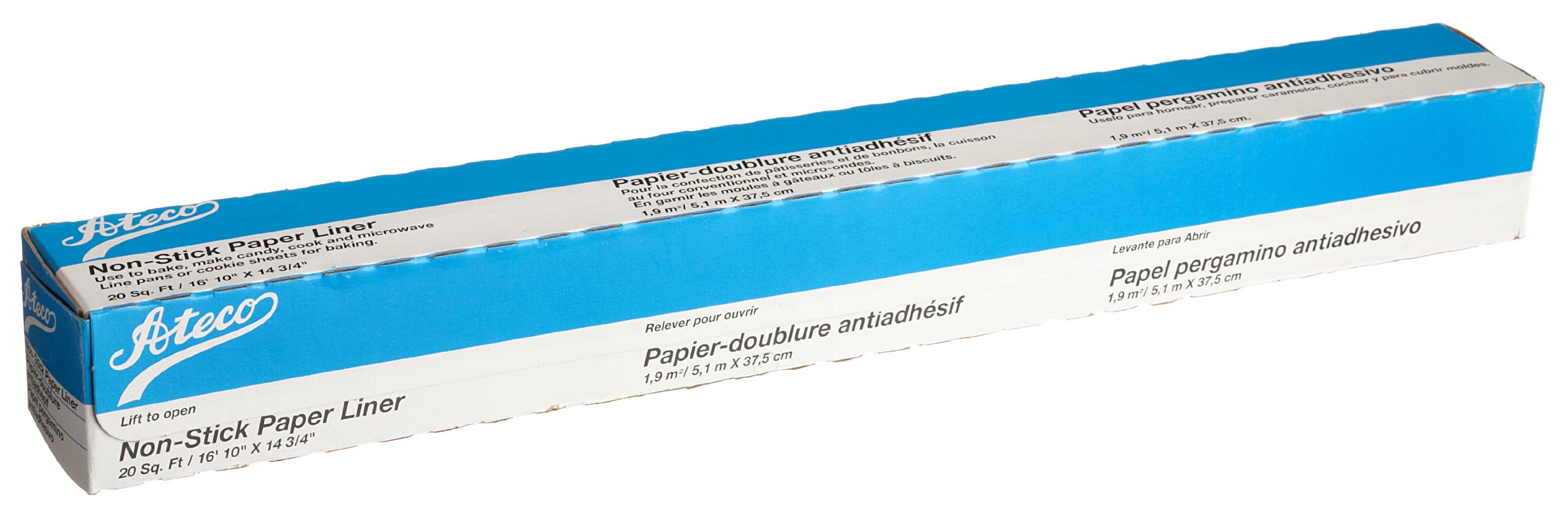 Papier de cuisson Ateco sulfurisé rouleau plaque et moule pâtisserie