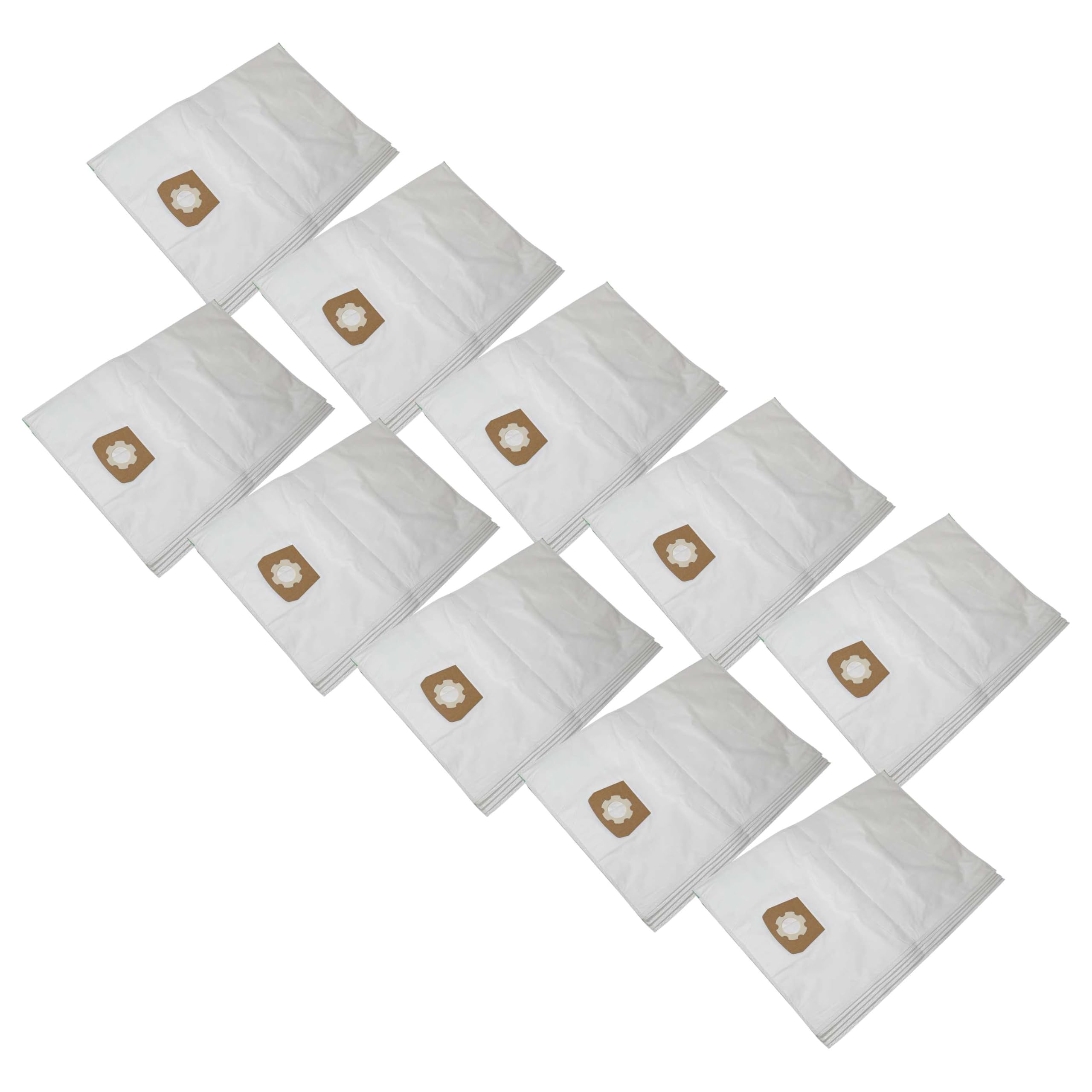 vhbw 50x bolsa compatible con Kärcher NT 25/1 Ap, NT 27/1 Adv. Professional aspiradora - capacidad de 30 l 43,5 cm x 32 cm blanco