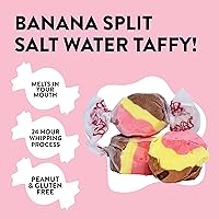 Vista 3 de Taffy Town Saltwater Taffy, Banana Split, 1.13Kg (2.5Lb)