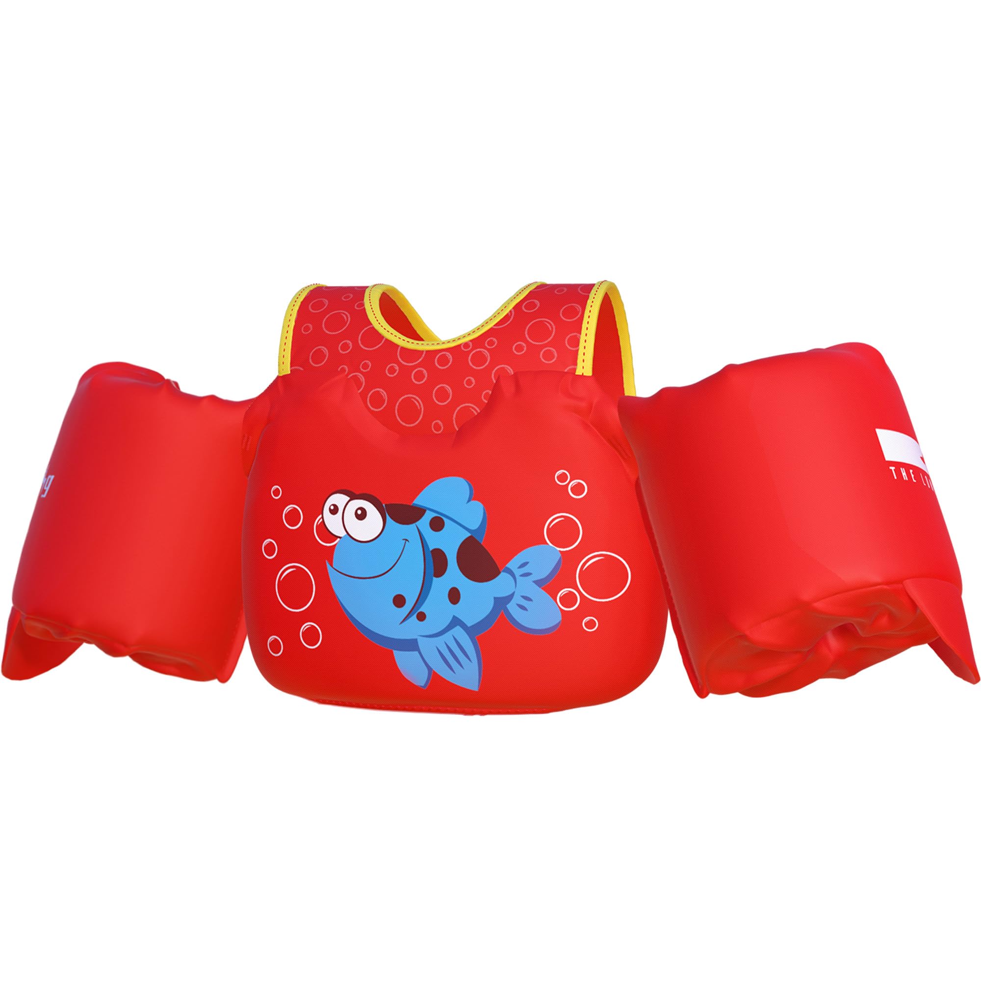 Dark Lightning Toddler Swim Vest for Kids Ages 2-7, Kids Pool Floaties with Arm Wings, USCG Approved Life Jacket for Boys Girls, 33-55 lbs