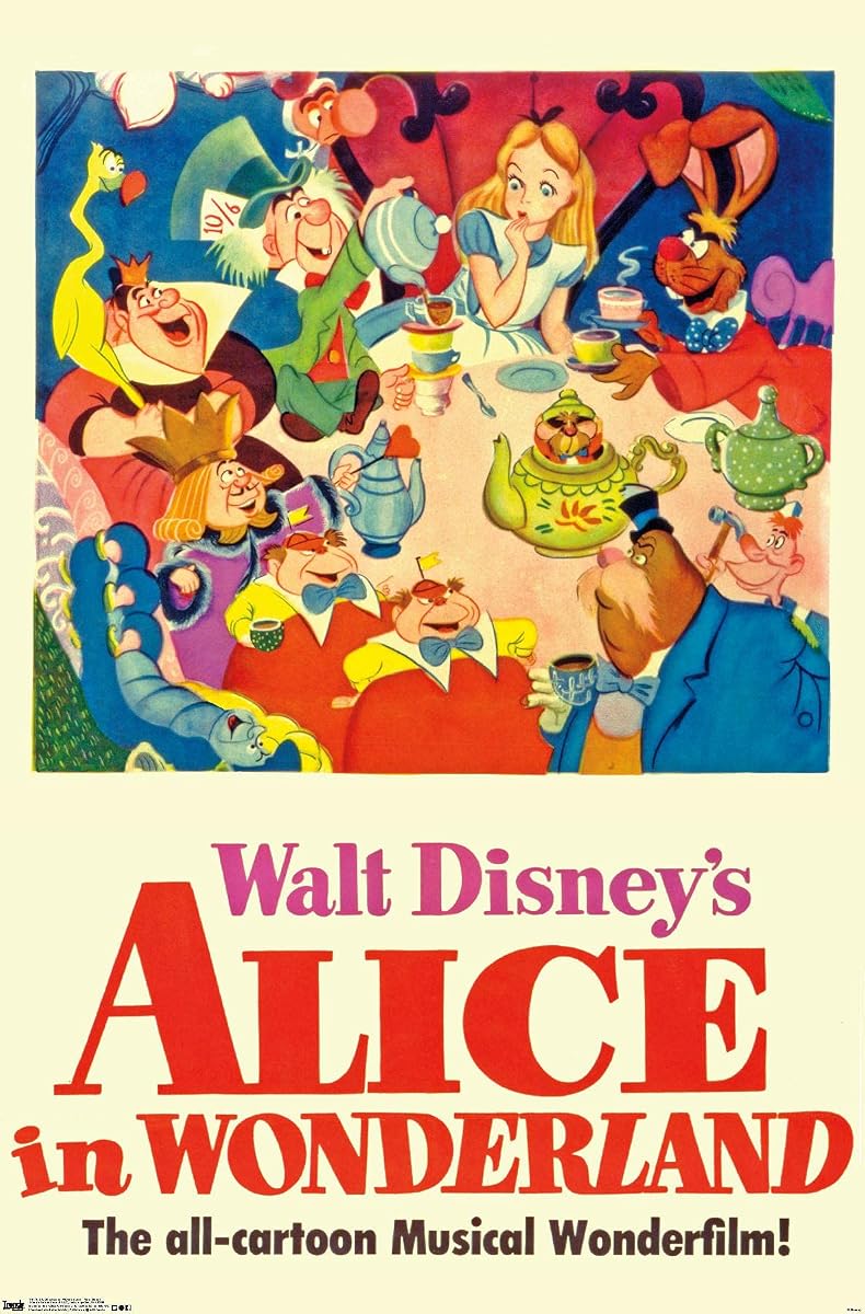 Trends International 24 x 36 Disney Alicia en el país de las maravillas – Póster de pared de una hoja, 24 x 36 pulgadas, versión premium sin marco