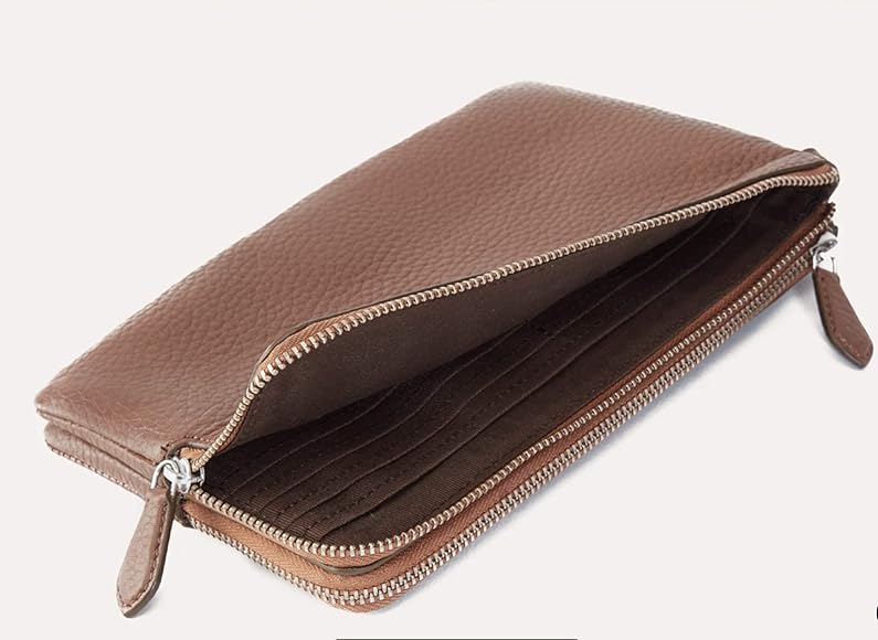 kiko leather wristlet