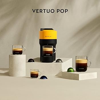 De'Longhi Vertuo Pop ENV90.Y Cafetera Automática Máquina de Café de Cápsulas Desechables 4 Tamaños de Taza4