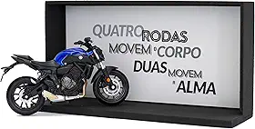 Miniatura Moto Y. MT-07 - Kit Moto e Expositor