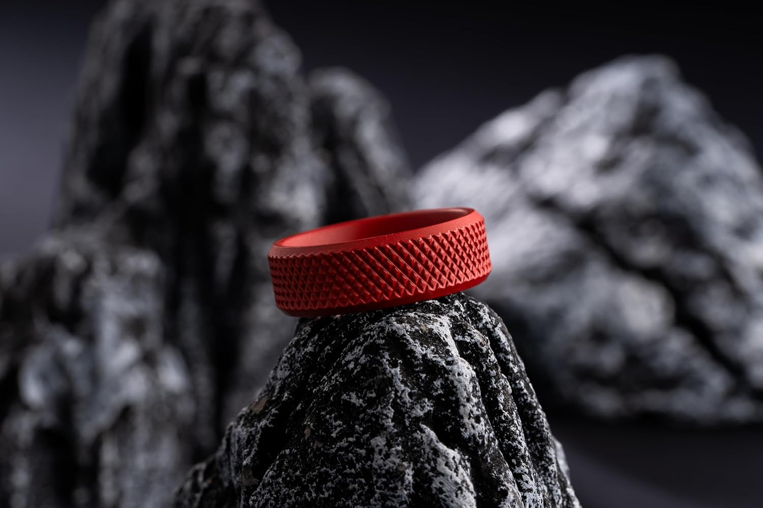 100S JEWELRY Knurl Tungsten Rings with Knurling Diamond Pattern Men Wedding Band 8mm wide Hypoallergenic Size 6-16