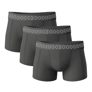 Diamond MMA Daily Boxer Briefs for Men Premium Flyless Pouch Underwear 94 6 Poly-Spandex Blend 1 5 No-Roll