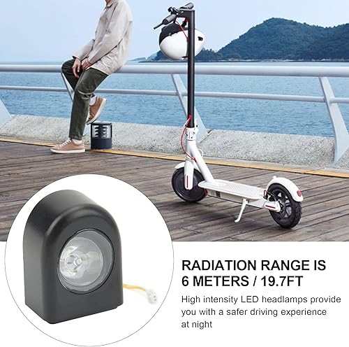 Miniatura 2 de Luz delantera de scooter eléctrico, luz delantera LED proyector lámpara de advertencia para M365 PRO2 para ciclismo diurno nocturno