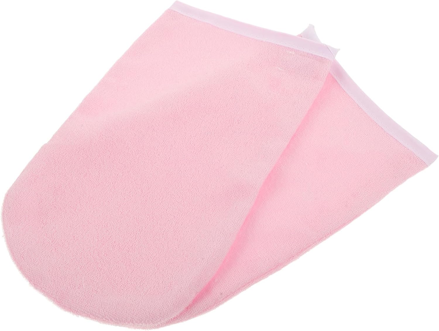 2pcs Pink Wax Spa Gloves for Hands and Feet Lightweight Fabric Hand Moisturizing Gloves with Smooth and Maintaining Warmth for Cosmetic Wax Therapy