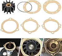 Vista 1 de 09959K 09959K-SHW Kit de impulsor flexible de 12 cuchillas de repuesto para bomba de agua Sherwood G1 G2 G15 G20 G21 G22 G30-2, apto para Sierra