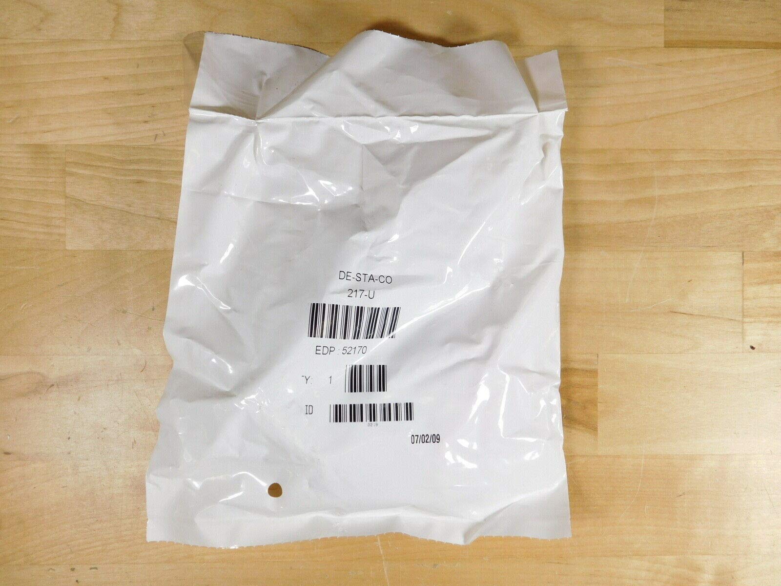 DE STA CO 217-U Horizontal Handle Hold Down Action Clamp with U-Shaped Bar and Flanged Base